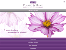 Tablet Screenshot of plasticandhand.com